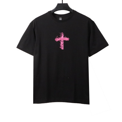  Chrome Hearts Flame Cross Print T-Shirts 01