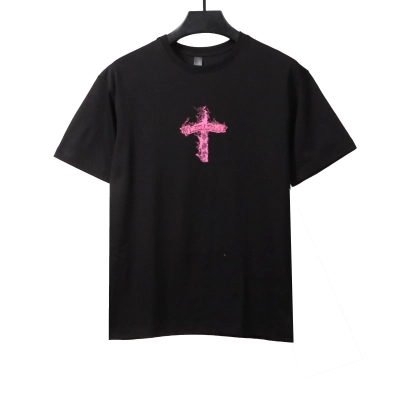 Chrome Hearts Flame Cross Print T-Shirts 01