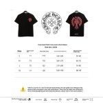  Chrome Hearts Fluid Cross Warm T-Shirts Black
