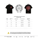  Chrome Hearts Fluid Cross Warm T-Shirts Black