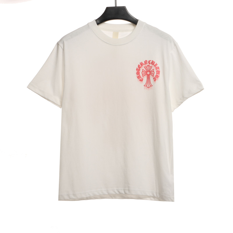  Chrome Hearts Fluid Cross Warm T-Shirts White