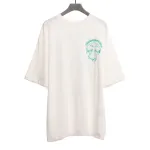  Chrome Hearts fluid Sanskrit large cross T-Shirts white