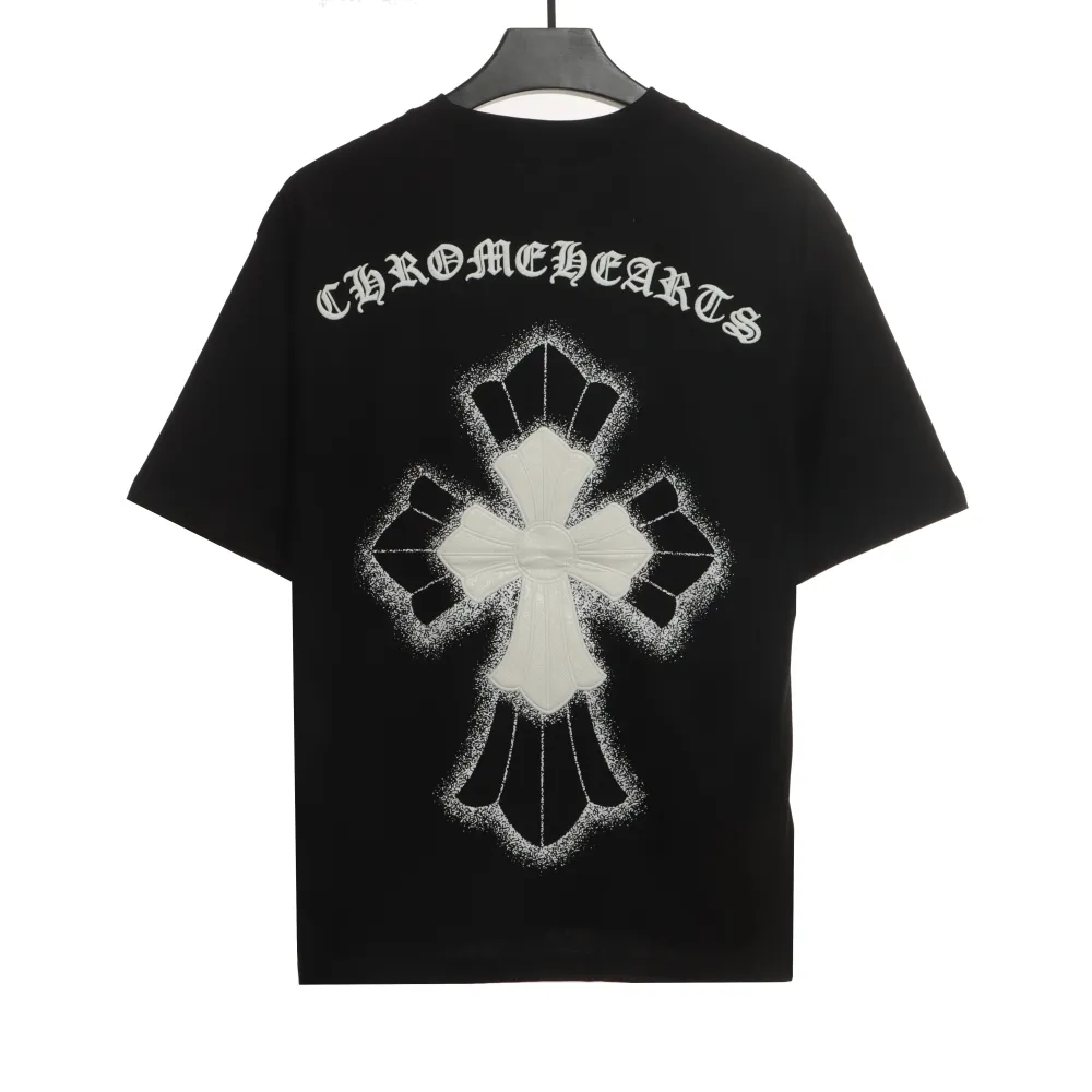 Chrome Hearts heavy cross Sanskrit T-Shirts black