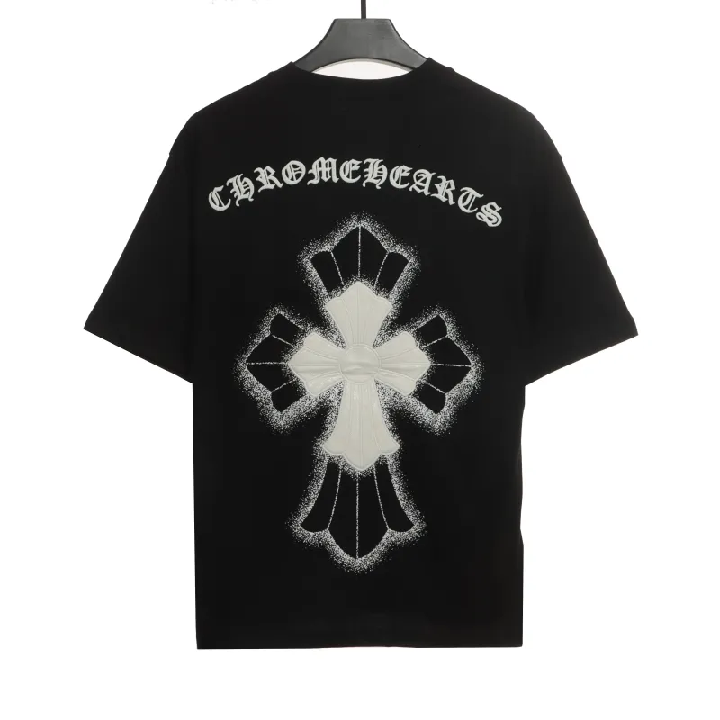Chrome Hearts heavy cross Sanskrit T-Shirts black