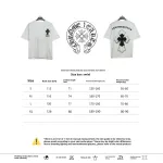  Chrome Hearts heavy cross Sanskrit T-Shirts white