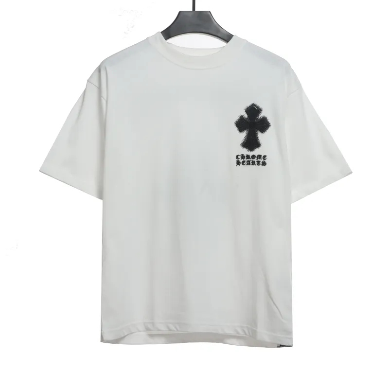  Chrome Hearts heavy cross Sanskrit T-Shirts white