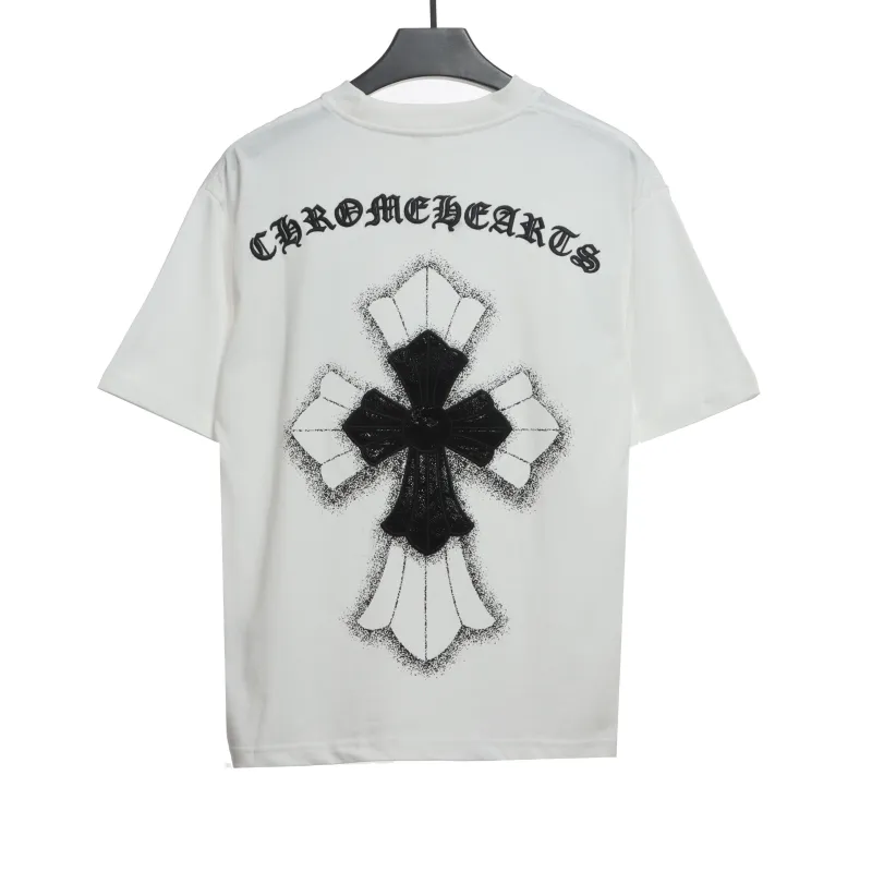  Chrome Hearts heavy cross Sanskrit T-Shirts white