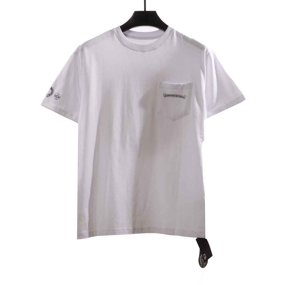 Chrome Hearts Large Logo Cross Print T-Shirts White