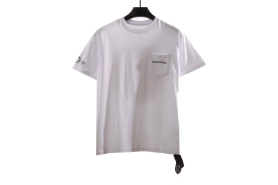 Chrome Hearts Large Logo Cross Print T-Shirts White 01