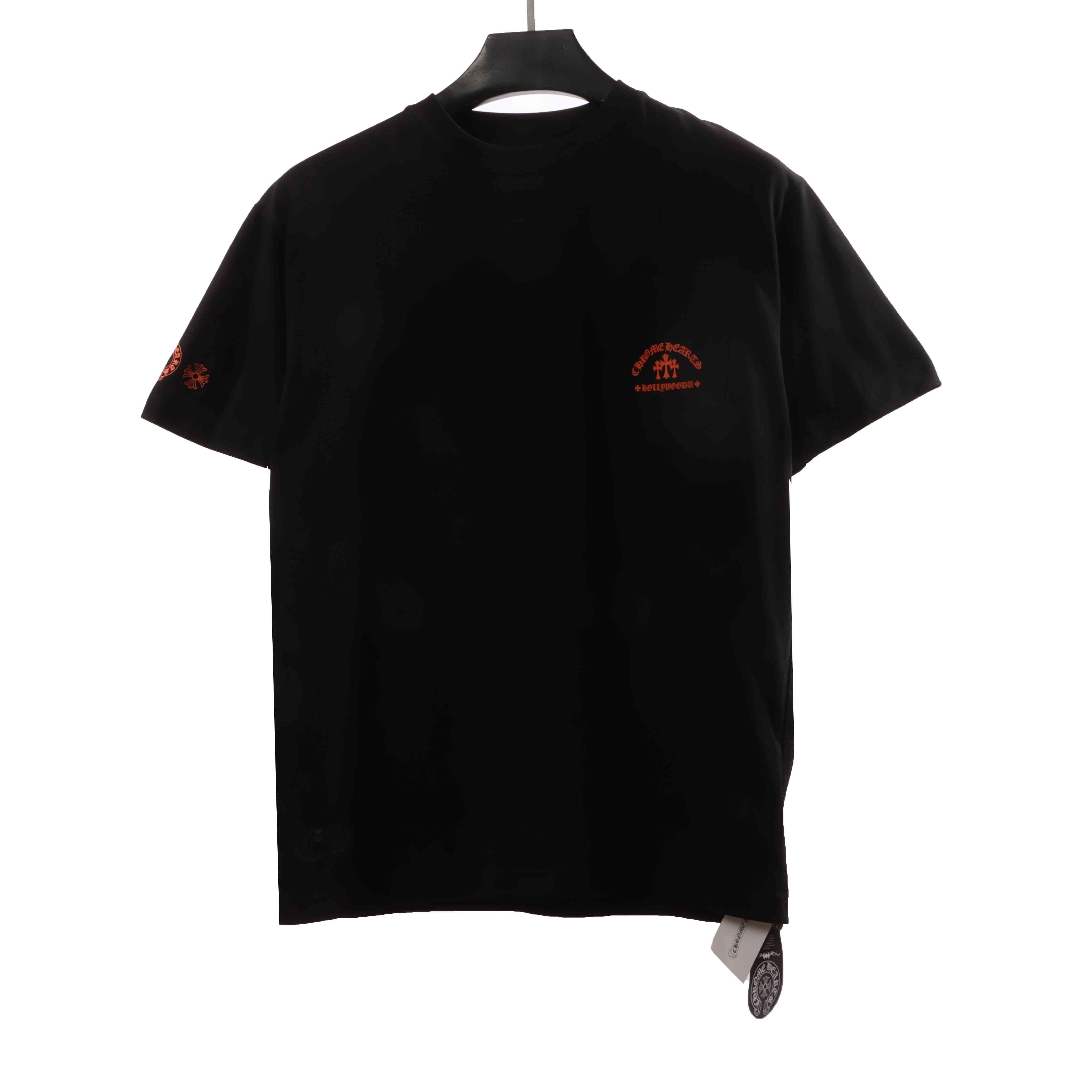  Chrome Hearts Limited Cross Sanskrit T-Shirts Black