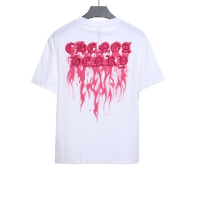  Chrome Hearts melted print Sanskrit embroidery T-Shirts 1 02