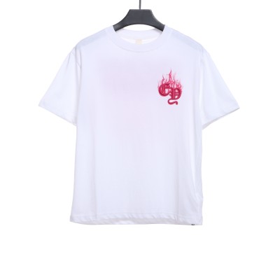  Chrome Hearts melted print Sanskrit embroidery T-Shirts 1 01