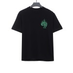  Chrome Hearts melted print Sanskrit embroidery T-Shirts 2