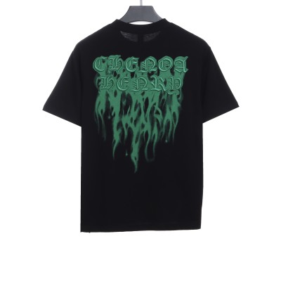  Chrome Hearts melted print Sanskrit embroidery T-Shirts 2 02