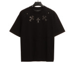 Chrome Hearts Neckline Cross Hot Diamond T-Shirts 1