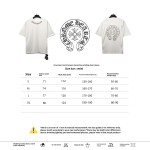 Chrome Hearts Neckline Sanskrit Horseshoe Print T-Shirts White