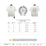 Chrome Hearts Neckline Sanskrit Horseshoe Print T-Shirts White