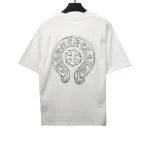 Chrome Hearts Neckline Sanskrit Horseshoe Print T-Shirts White