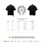 Chrome Hearts Neckline Sanskrit Hot Diamond T-Shirts Black