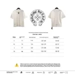  Chrome Hearts Neckline Sanskrit Hot Diamond T-Shirts White