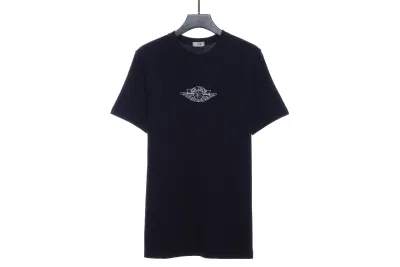 Chrome Hearts pink leather horseshoe T-Shirts white 01