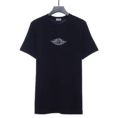 Chrome Hearts pink leather horseshoe T-Shirts white 01