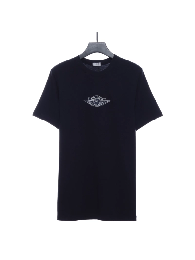 Chrome Hearts pink leather horseshoe T-Shirts white 01