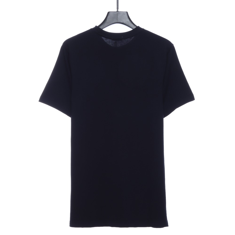  Chrome Hearts pink leather horseshoe T-Shirts white