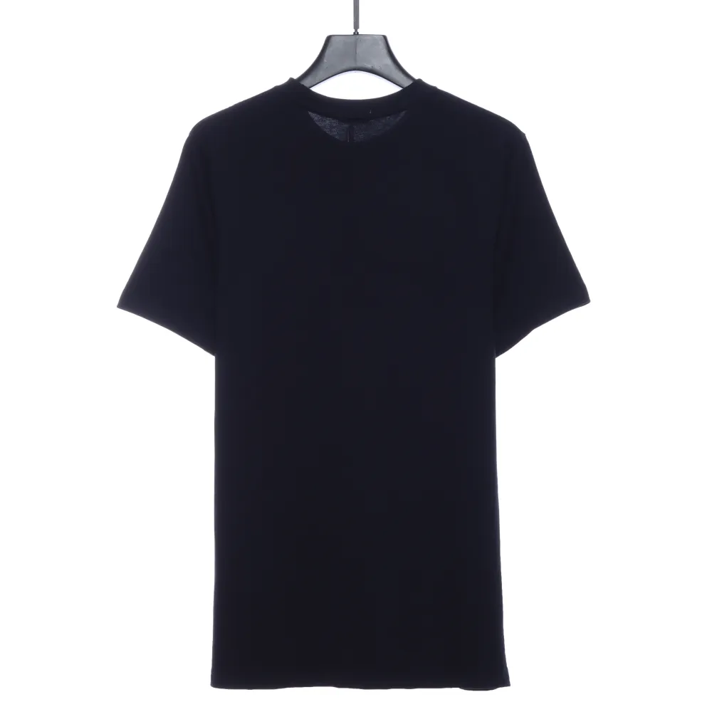  Chrome Hearts pink leather horseshoe T-Shirts white