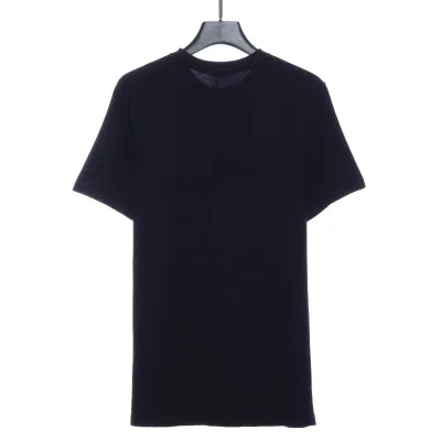 Chrome Hearts pink leather horseshoe T-Shirts white 02
