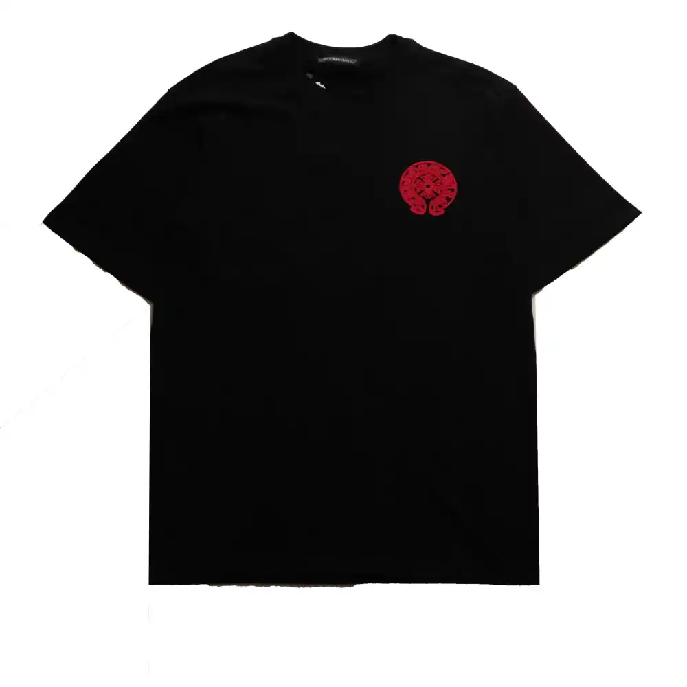 Chrome Hearts Three-Dimensional LOGO Embroidered T-Shirts Black