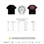  Chrome Hearts Three-Dimensional LOGO Embroidered T-Shirts Black