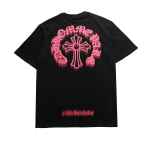  Chrome Hearts Three-Dimensional LOGO Embroidered T-Shirts Black