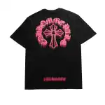  Chrome Hearts Three-Dimensional LOGO Embroidered T-Shirts Black