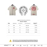  Chrome Hearts Three-Dimensional LOGO Embroidered T-Shirts White