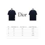 Dior 24ss Embroidered small logo knitted Polo T-Shirts