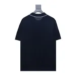 Dior 24ss Embroidered small logo knitted Polo T-Shirts