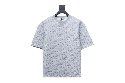 Dior 24ss full print monogram jacquard T-Shirts 1 01