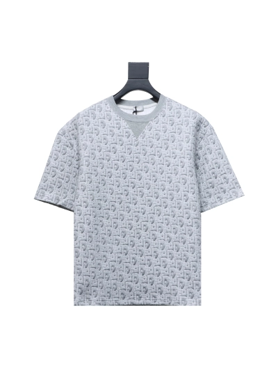 Dior 24ss full print monogram jacquard T-Shirts 1 01