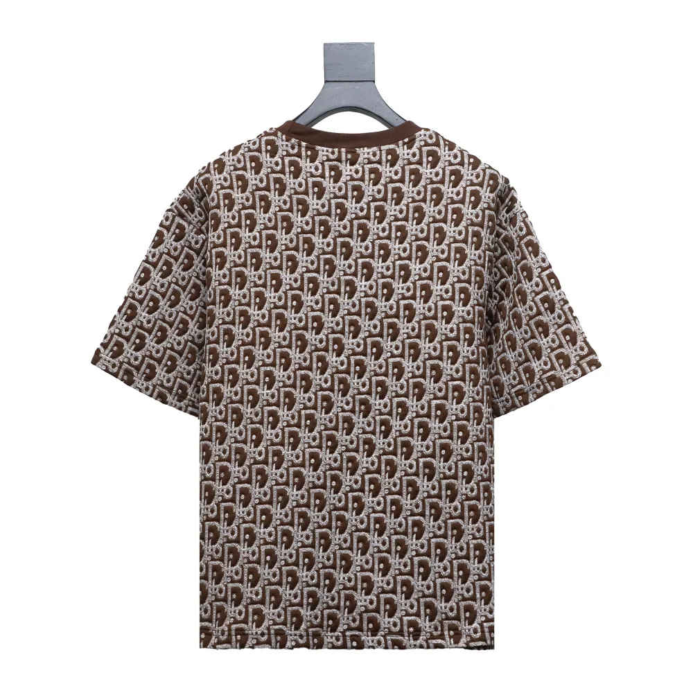 Dior 24ss full print monogram jacquard T-Shirts 2