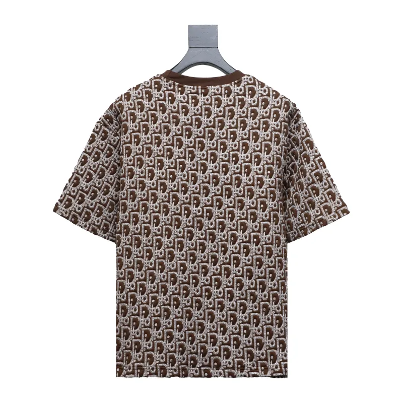 Dior 24ss full print monogram jacquard T-Shirts 2
