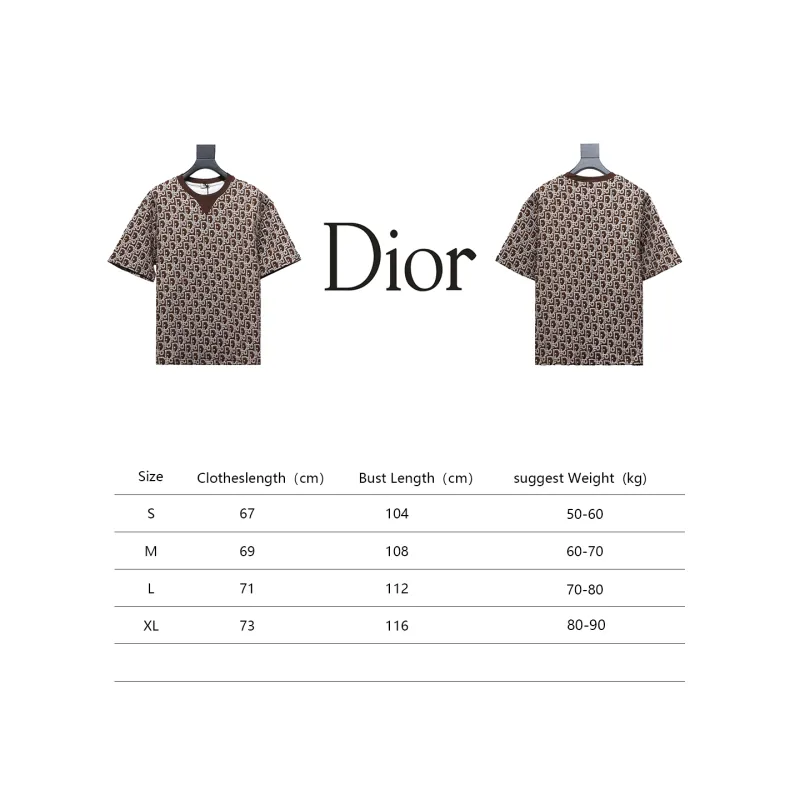Dior 24ss full print monogram jacquard T-Shirts 2