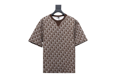 Dior 24ss full print monogram jacquard T-Shirts 2 01