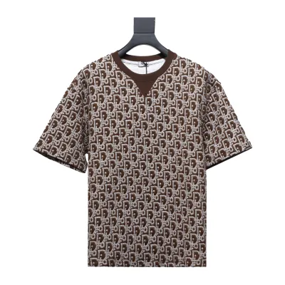 Dior 24ss full print monogram jacquard T-Shirts 2 01