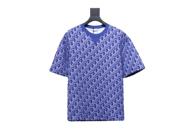 Dior 24ss full print monogram jacquard T-Shirts 3 01