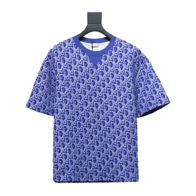 Dior 24ss full print monogram jacquard T-Shirts 3 01