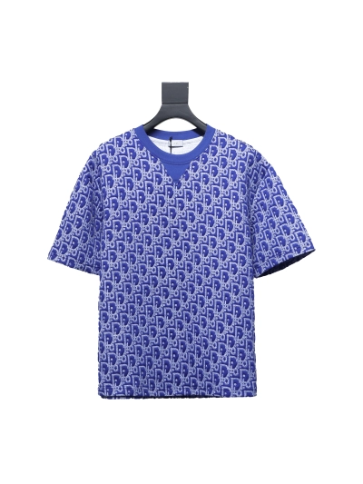 Dior 24ss full print monogram jacquard T-Shirts 3 01