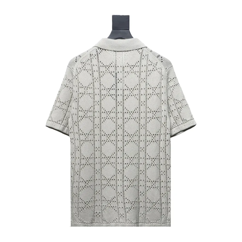 Dior 24ss hollow knit T-Shirts cardigan 2