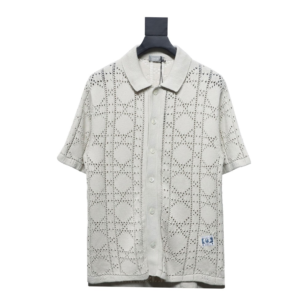 Dior 24ss hollow knit T-Shirts cardigan 2