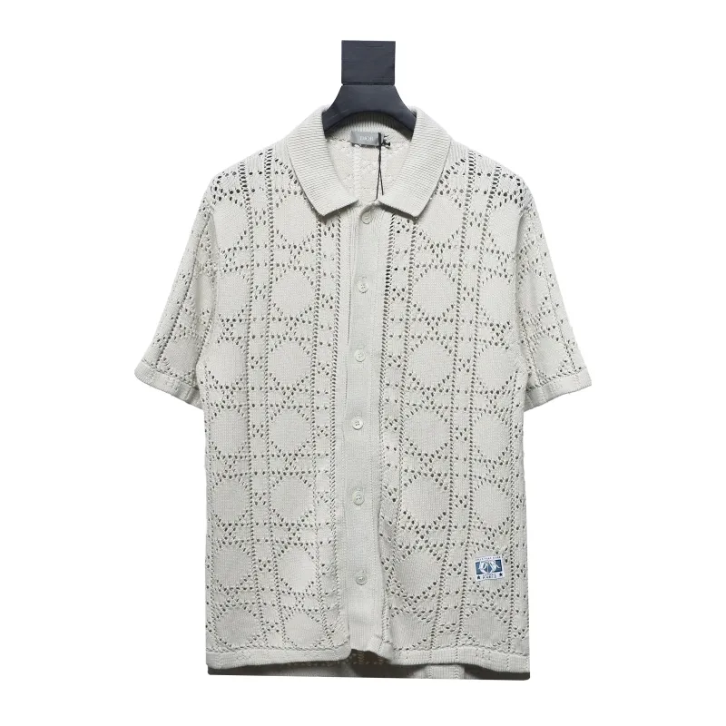 Dior 24ss hollow knit T-Shirts cardigan 2